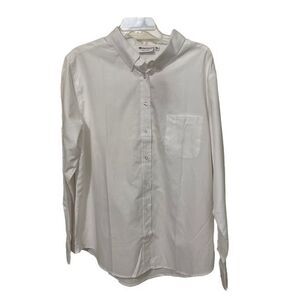 Chef Works White Button Down Shirt Mens Extra Large XL Restaurant Uniform NEW